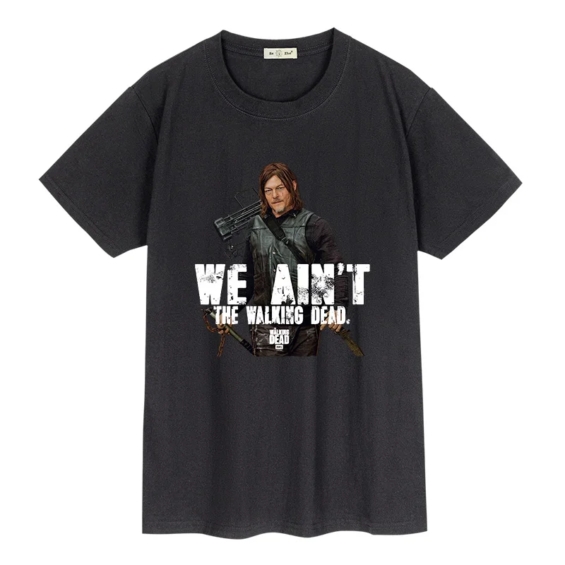 The Walking Dead Heartthrob Daryl Adult Short Sleeve T-Shirt Summer Cotton Men Woman T Shirts Casual Men Clothing