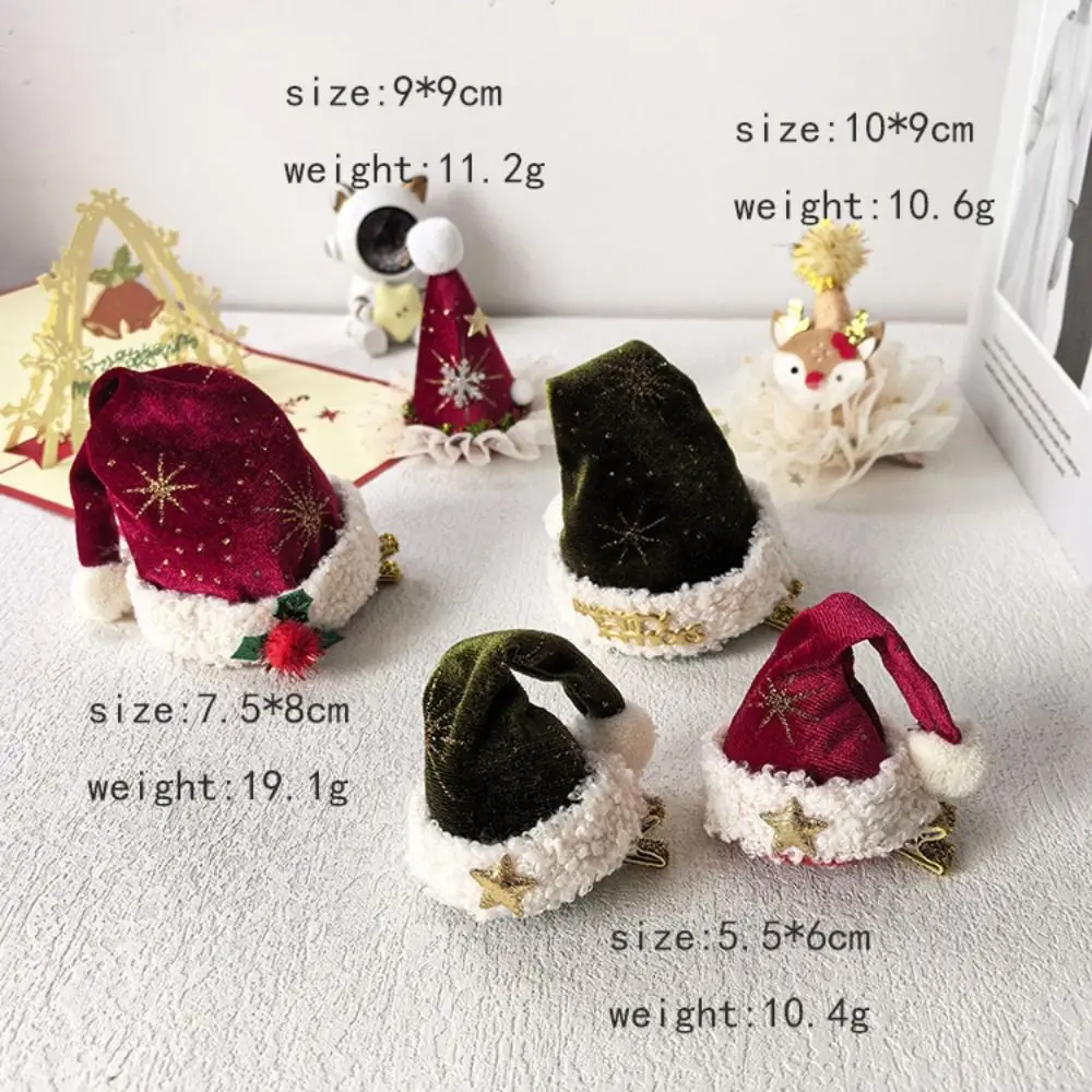 Frohe Weihnachten Dekor Weihnachten Hut Haarnadel Bowknot Pailletten Kinder Hirschgeweih Haarspange Weihnachtsmann Schneeflocke