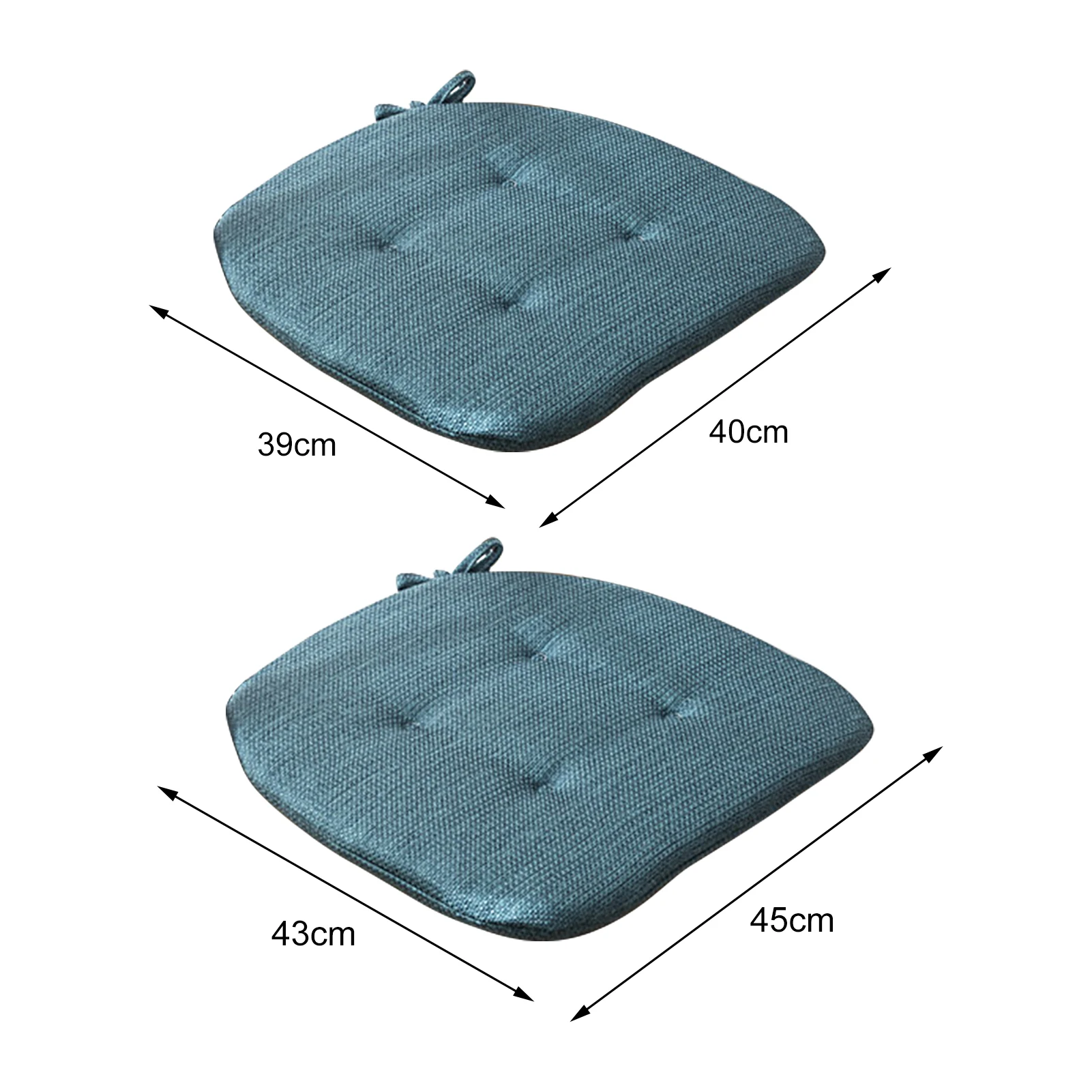 40/45cm Stool Cushion Car Seat Chair Pillow Butt Pad Polyester Chair Cushion Dining Garden Home Kitchen Office Chair Seat Pads