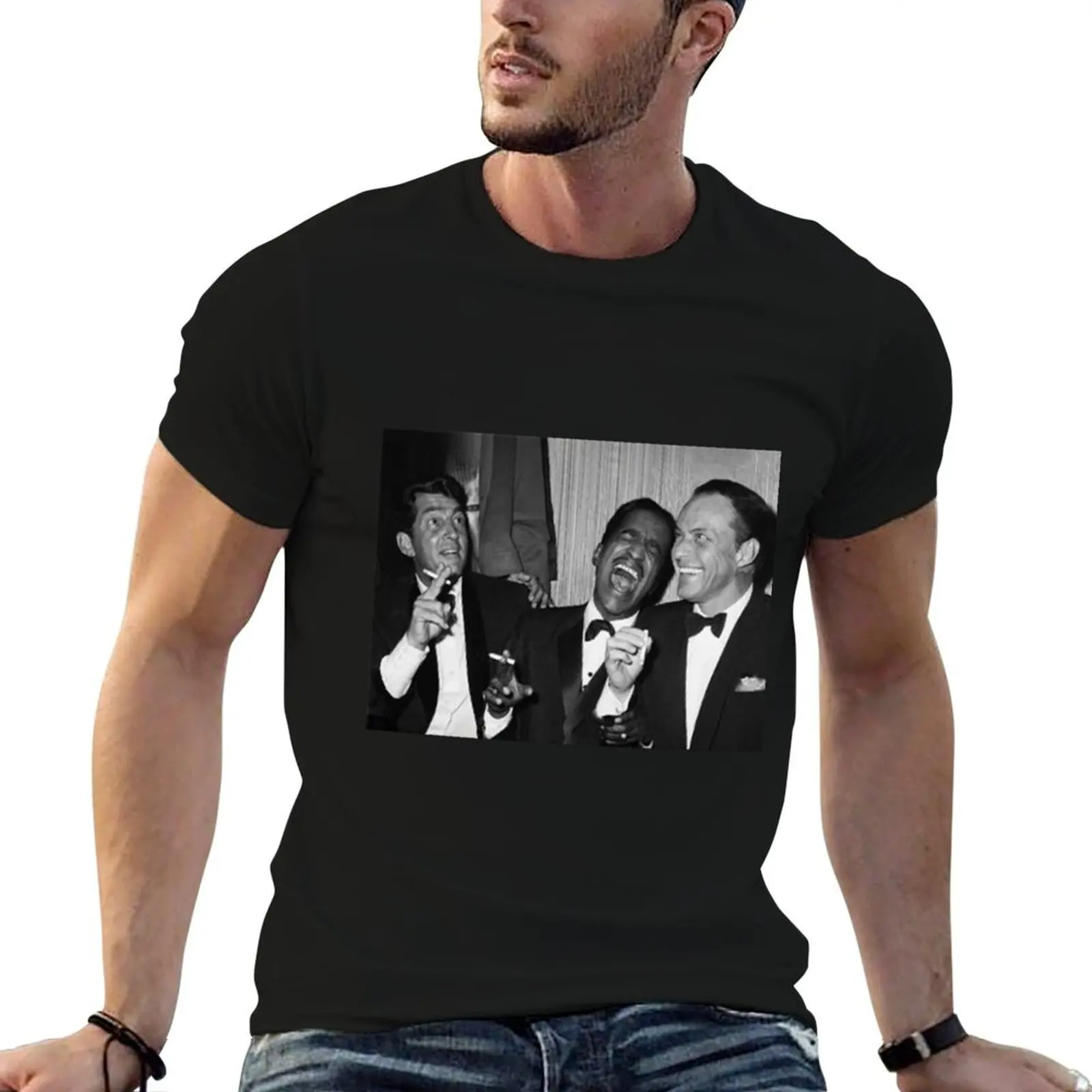 

Rat Pack - Dean Martin, Sammy Davis Jr T-Shirt t shirts designer anime t shirts for man mens graphic t shirts T-Shirt
