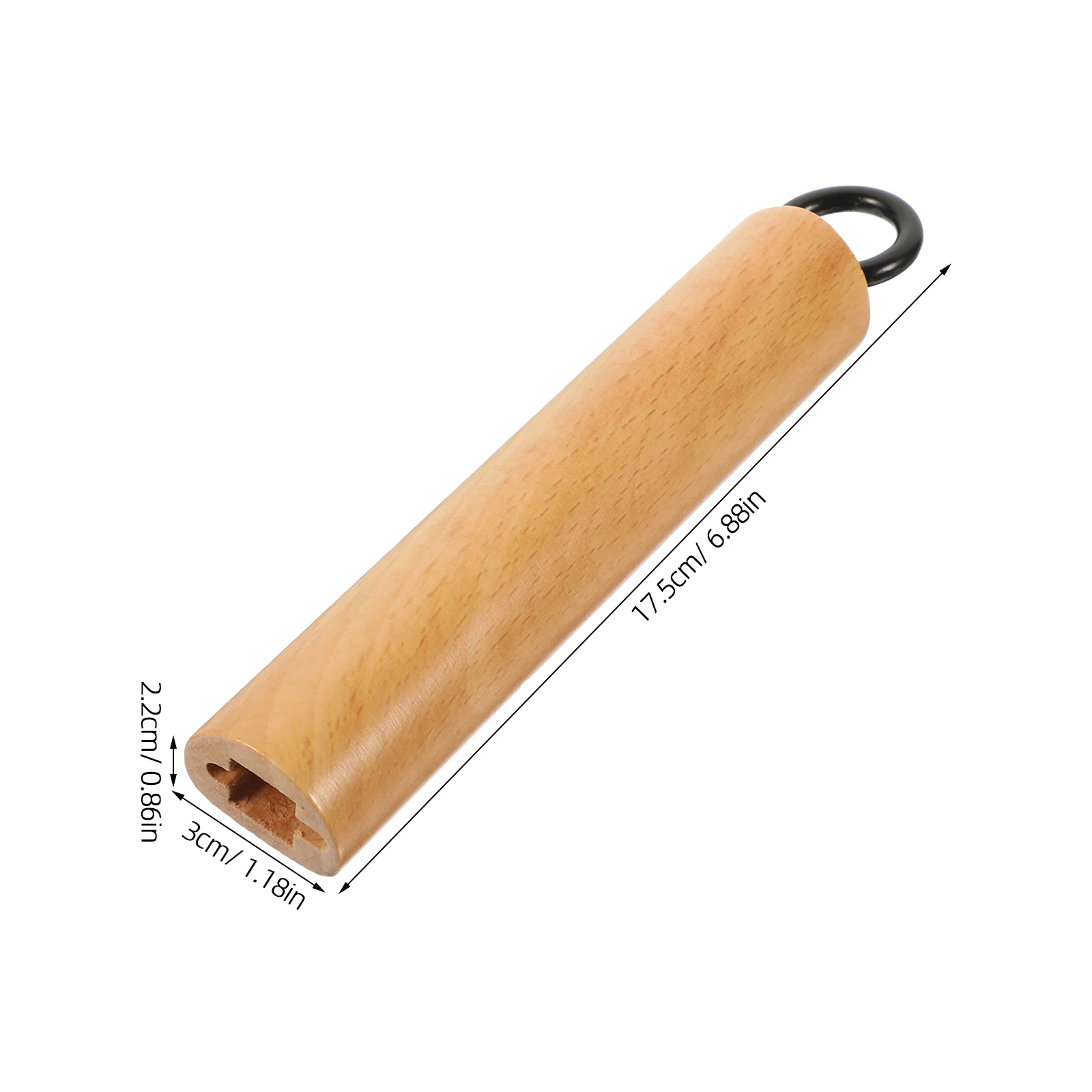 

2Pcs Wooden Pot Handle Ergonomic Design Easy Clean Universal Detachable Kitchen Essentials Pot Handle Kitchen Gadget