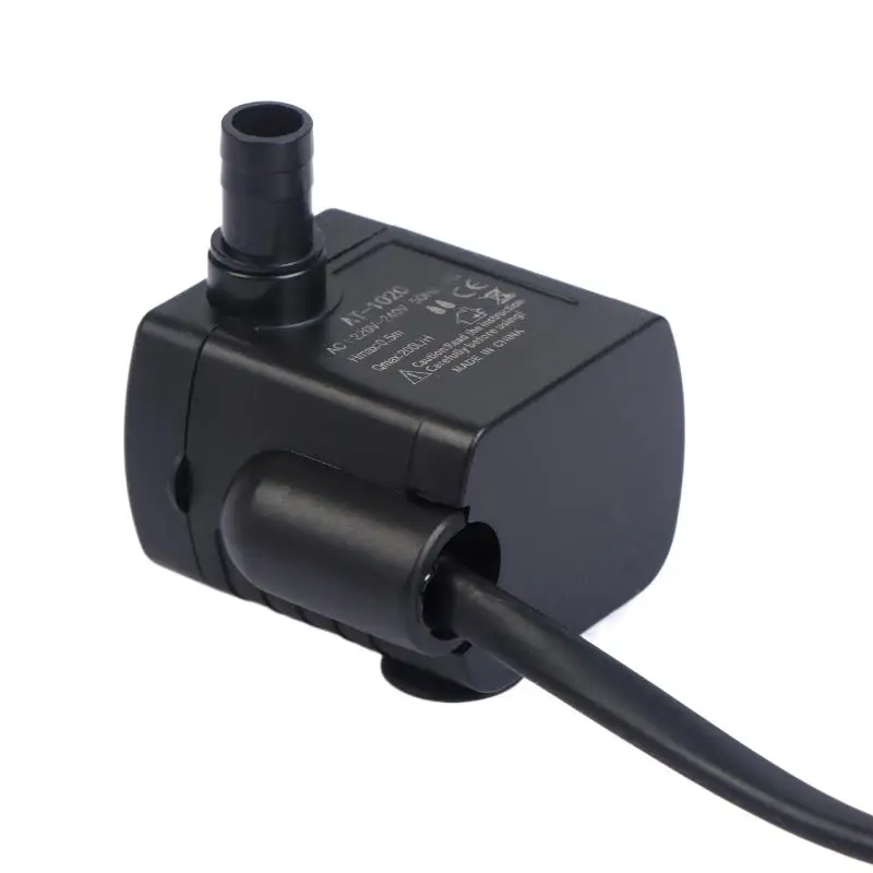 1/2 шт., 220-240 В, европейская вилка для аквариума, настольного фонтана, мини-ультра-тихий погружной водяной насос