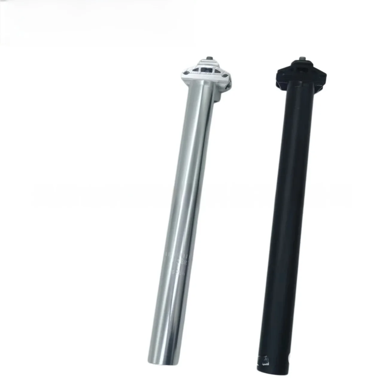 

28.6mm Aluminum Bicycle Seatpost 300mm Length Polished Silver Matte Black Universal Seat Post for Road Bike Mountain Bike Fixie
