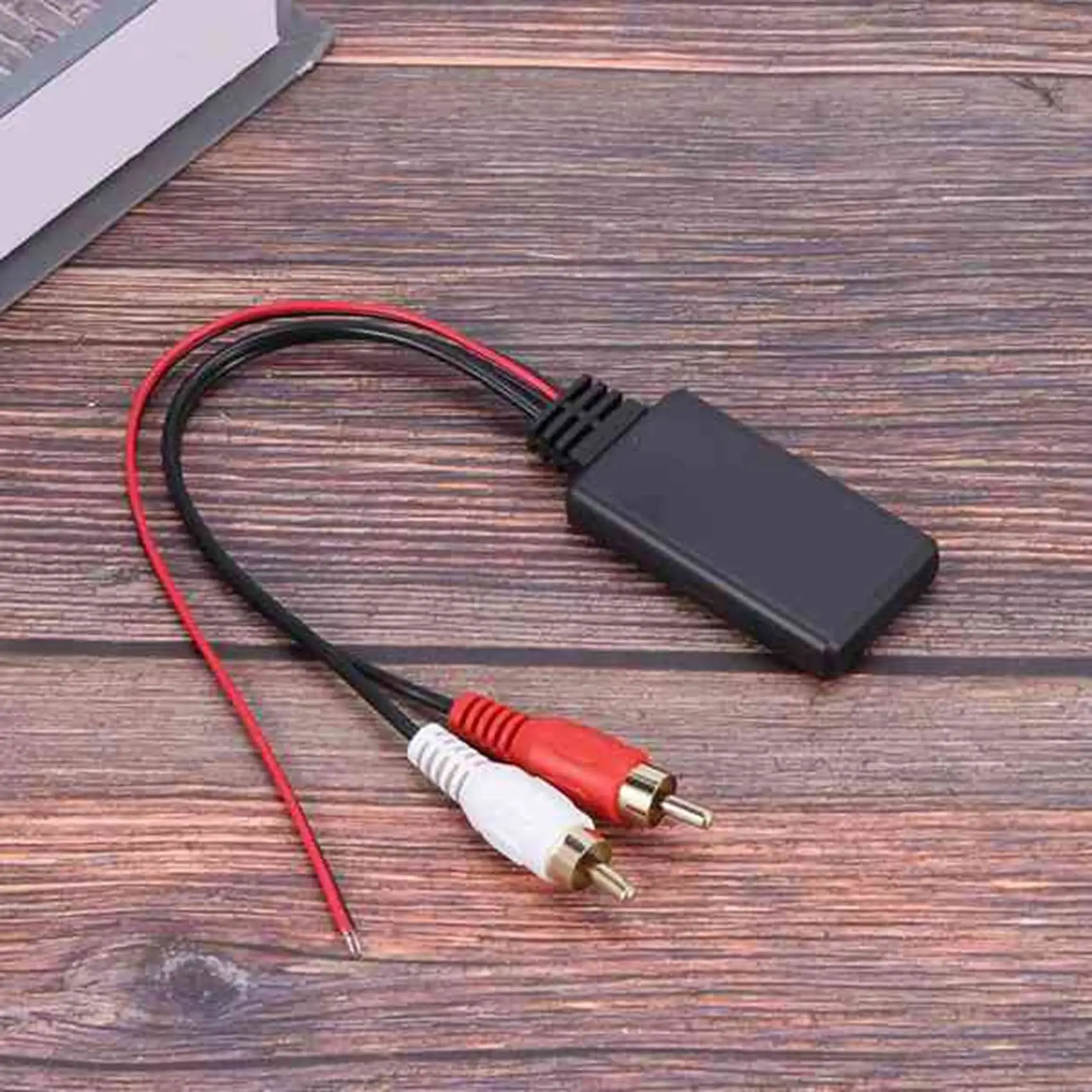 2 قطعة سيارة سماعة لاسلكية تعمل بالبلوتوث وحدة الموسيقى محول RCA AUX كابل الصوت العالمي 2RCA واجهة بلوتوث محول 5-12 فولت-VVNB