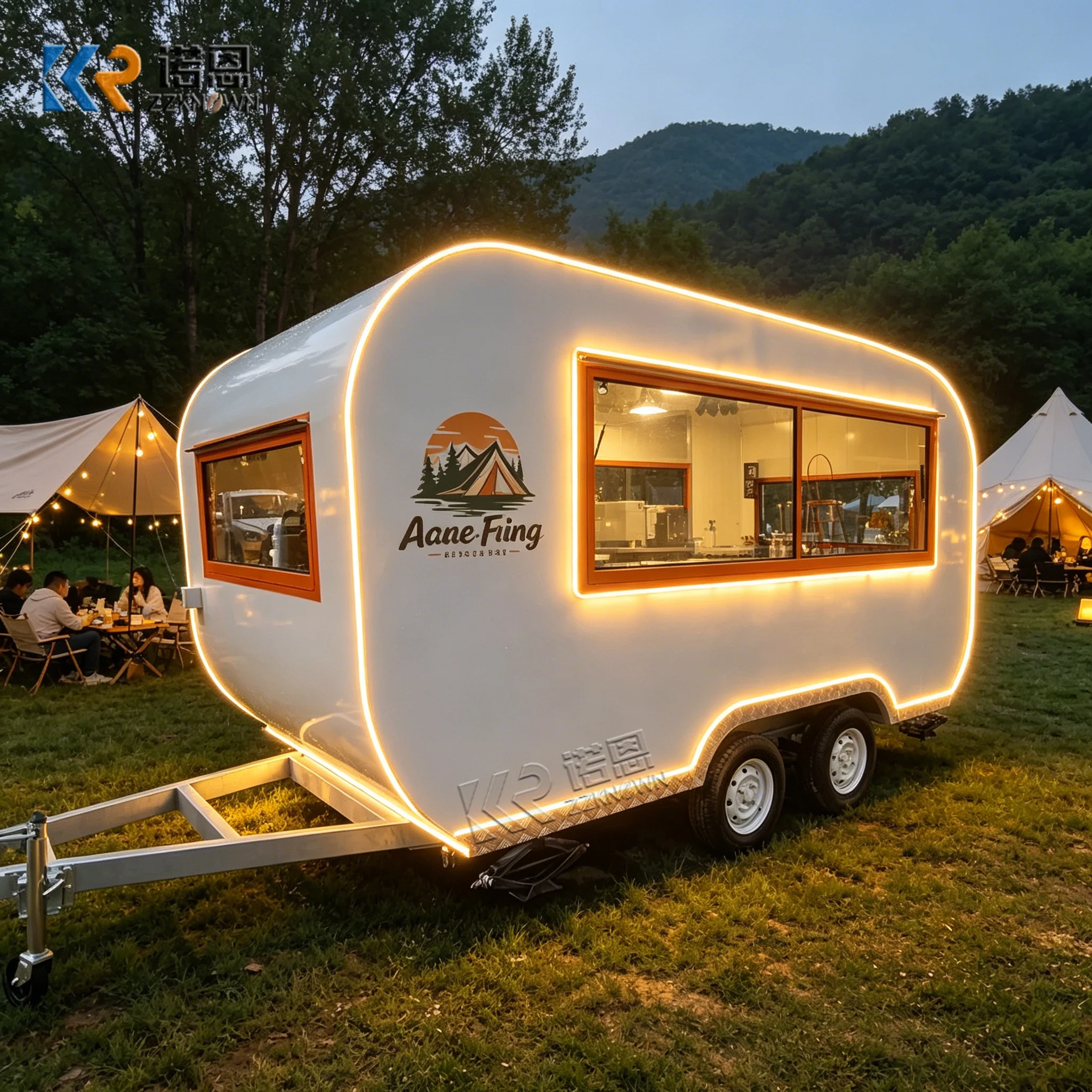 

Usa Most Popular Fully Equipped Food Trailer Fast Food Truck Street Mobile Food Truck Trailer for Outdoor Catering Events
