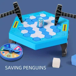 Save the Penguin Ice Breaker Table Demolition Wall Toy desktop parent-child interactive educational toys Brain Training for kids