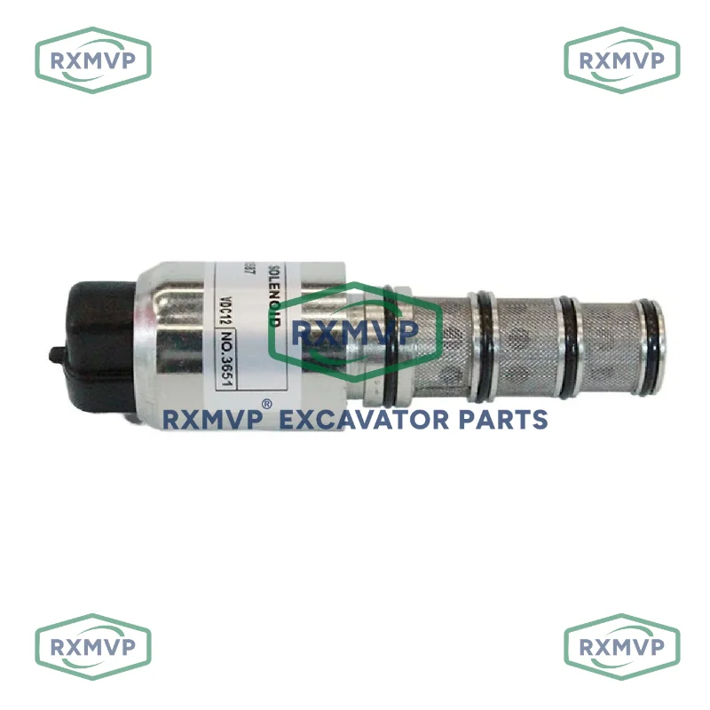 Excavator Hydraulic Parts VDC12 NO.3651 AT310587 Solenoid Valve 0501320205 210LE 310K 325J Transmission Shift Control Solenoid