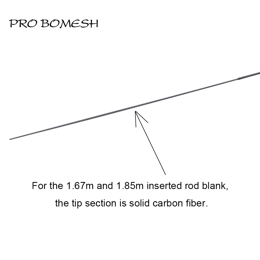 Pro Bomesh 1.67m 1.68m 1.82m 1.85m Xrays Wrap 4axis Wrap Carbon Fiber Travel Trout Rod Blank DIY Building Component Cane