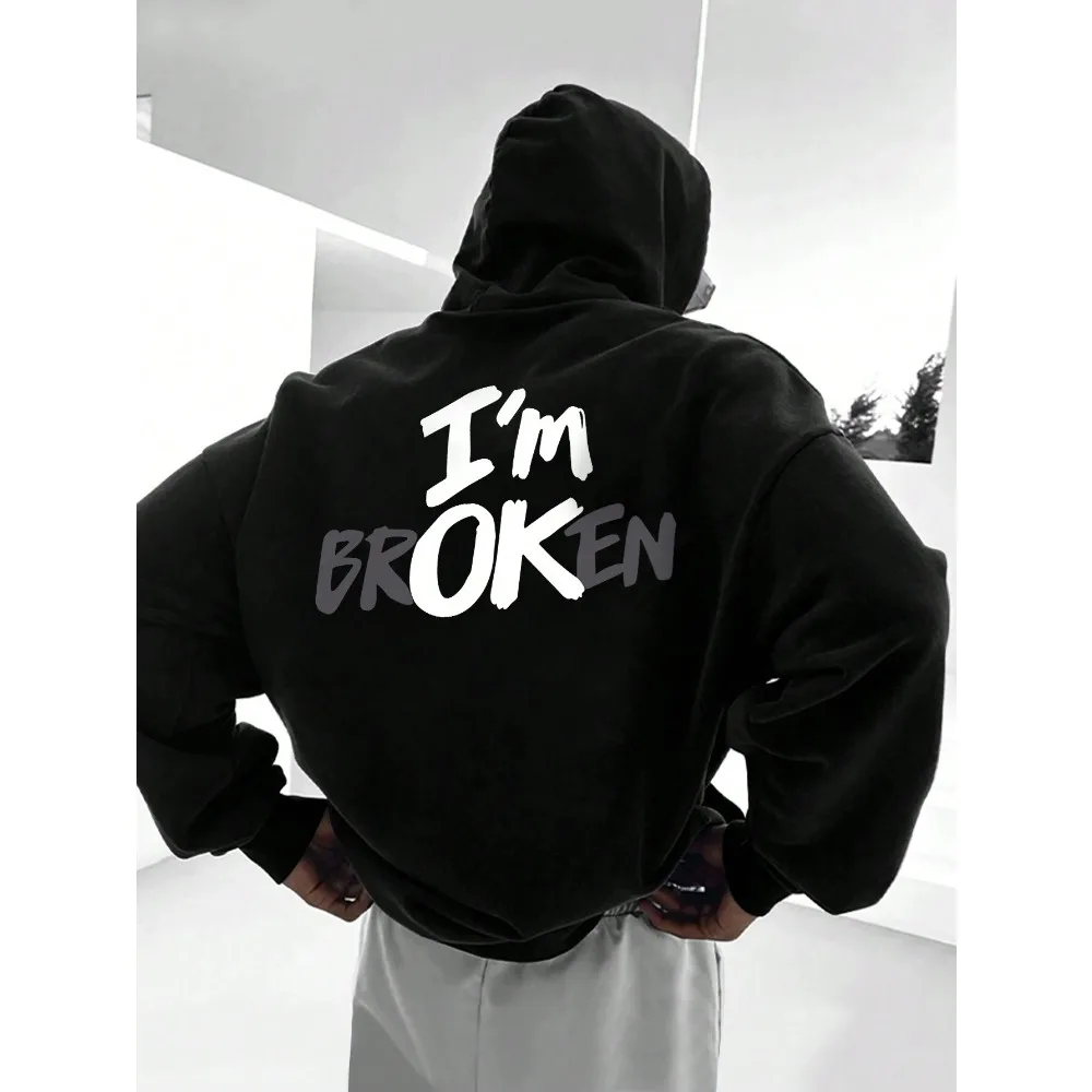 Im OK 2024 New Men\'s Hoodies Official-website Hip Hop Deadpool Harajuku Y2k Graphic Oversized Free Shipping Printed