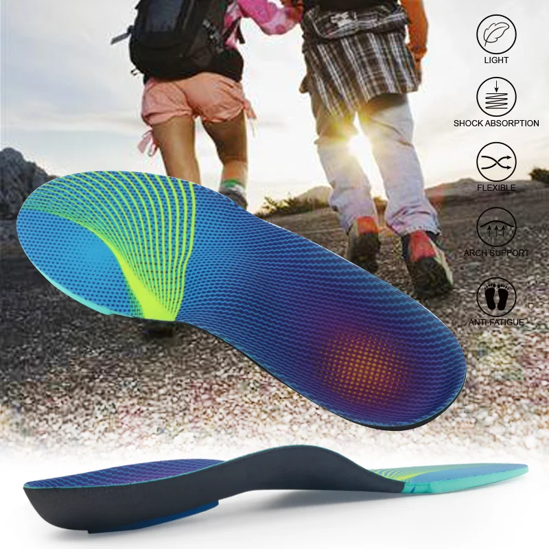 

EVA Orthotic Insoles Arch Support - Full Length Plantar Fasciitis Pain Relief, Flat Foot Metatarsal Insoles for Men & Women