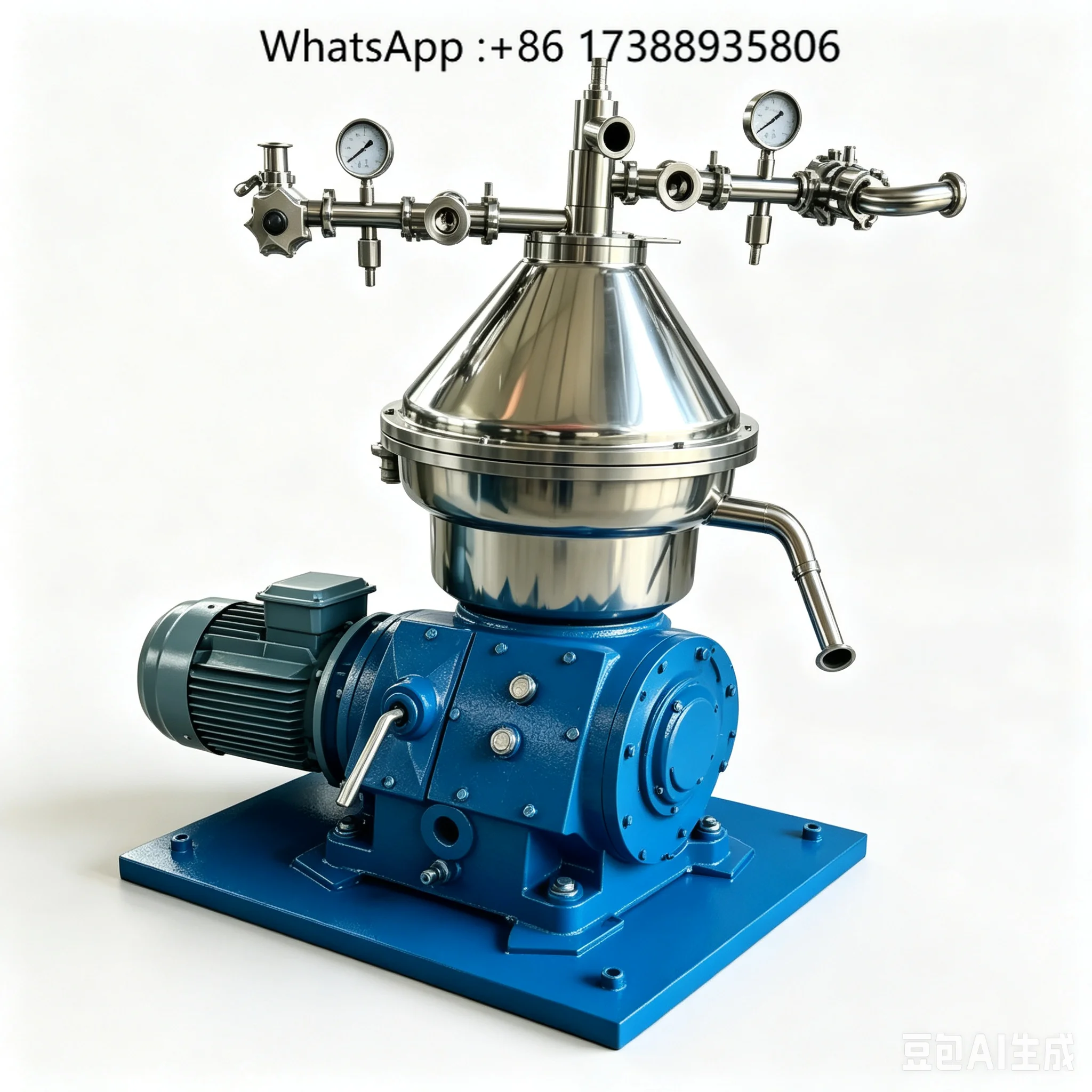 2026 New Product Oil  Water Disc Separator Solid Remove Centrifuge