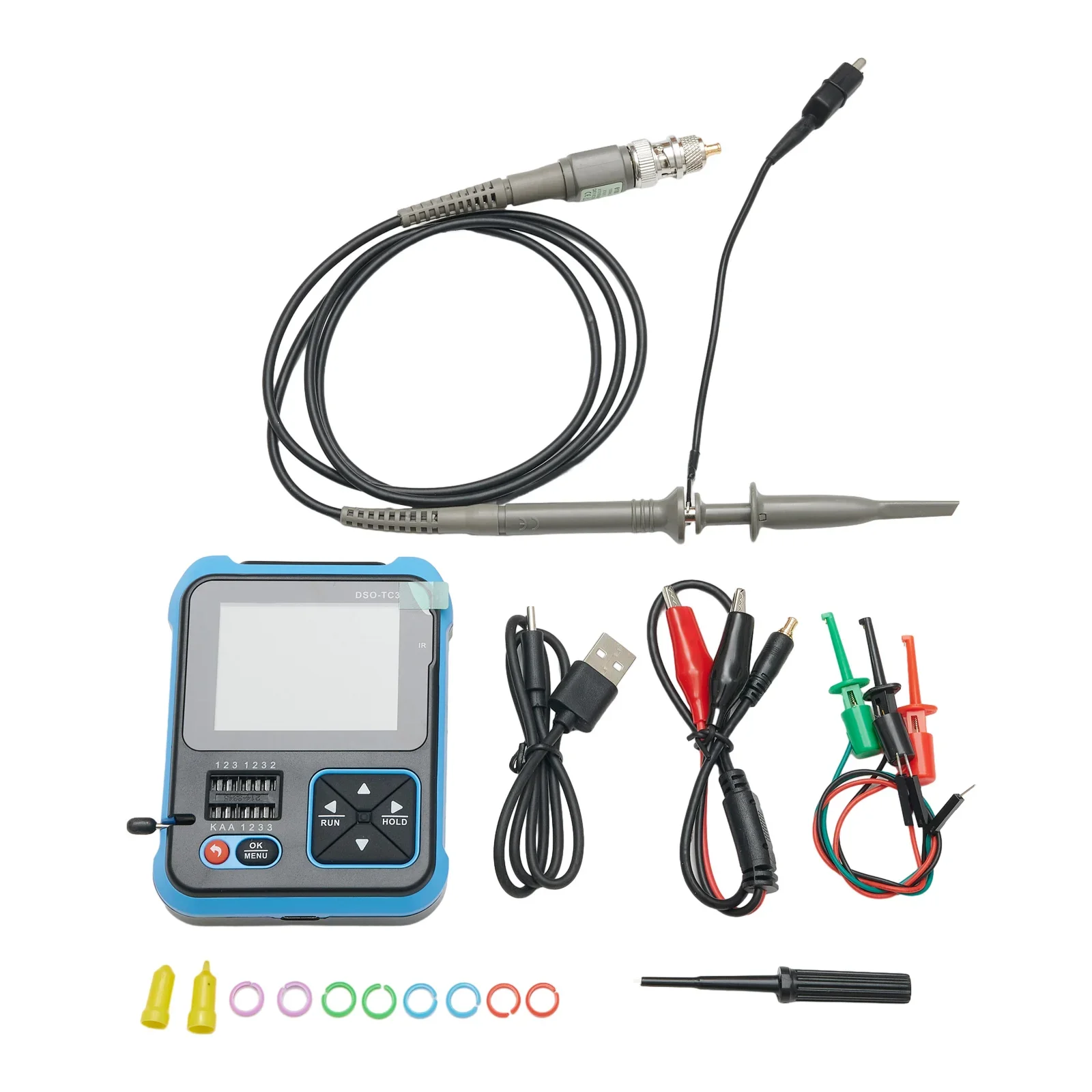 

DSO-TC3 Digital Oscilloscope Tester 500Khz Pulse Wave Sine Wave Square Wave Triangle Wave 3 In 1 Function Signal
