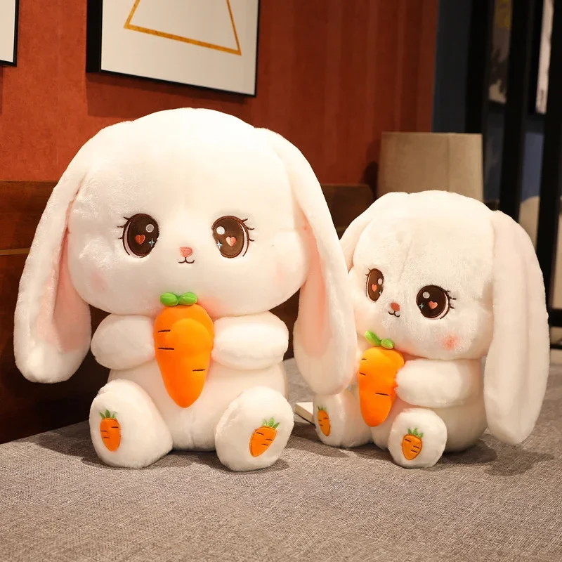 New 30/40/50cm Kawaii Bunny Dolls Lovely Long Ear Rabbit Plush Toys Stuffed Soft Animal Pillow Girls Kids Birthday Xmas Gifts