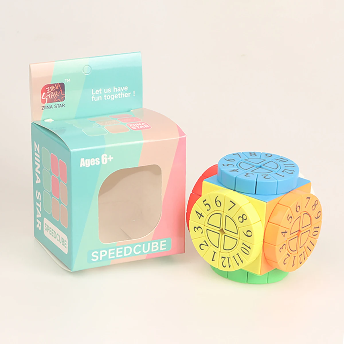 3x3x3 Time Machine Stress Relief Puzzel Professioneel onderwijs Soepele snelheidswedstrijd Kinderspeelgoedcadeaus