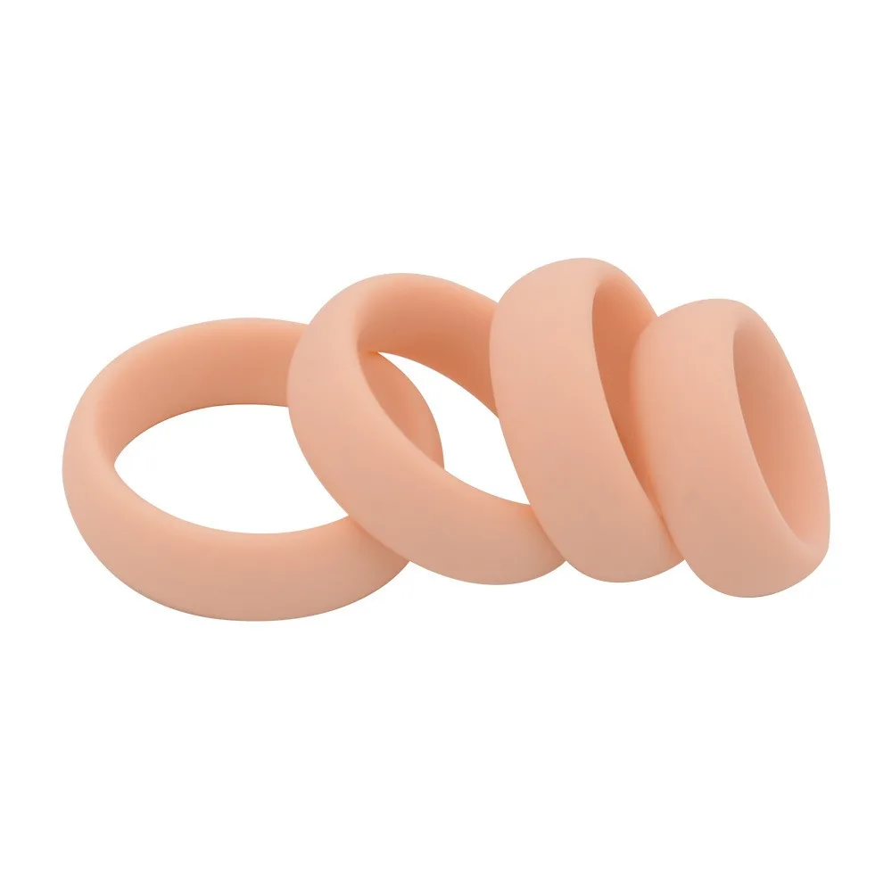 Realistic Penis Ring Silicone Cock Ring Sex Toys for Men Delay Ejaculation Erection Dick Cockring Intimate Goods Sex Shop