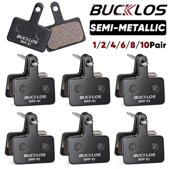 BUCKLOS กึ่งโลหะจักรยานเสือภูเขาแผ่นดิสก์เบรค Semimetallic ไฮดรอลิกเบรค Pad จักรยานเบรคสําหรับ SHIMANO B01S B05S