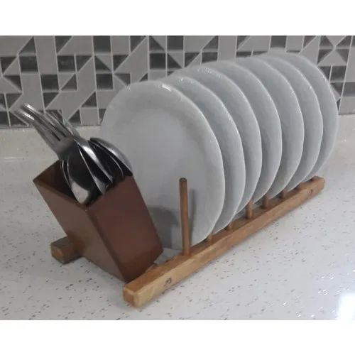 Papaya Wood The Spoon Holder Plate-rack