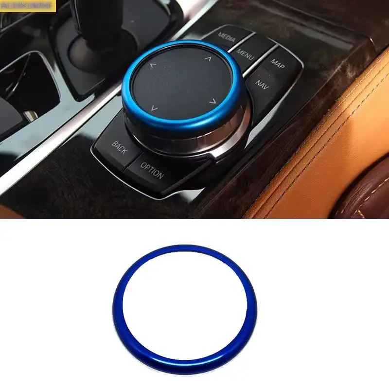 car-styling Suitable Fit for BMW 2 3 4 5 6 GT 7 Series X3 X4 X5 X6 Multimedia Knob Decoration Cover car Accessories