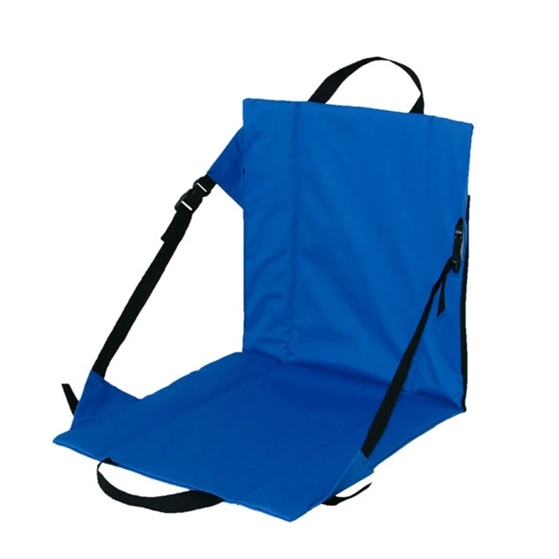 

yunyun Foldable Garden Camping Chair Lightweight Portable Seat Cushion with Backrest for Sporting Events and Outdoor Concerts