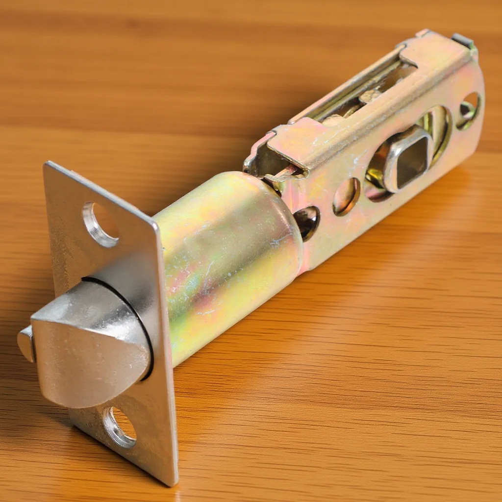 Loquet de serrure de porte réglable, conception tubulaire Mortice, Installation facile, pièces de rechange intérieures de chambre à coucher polyvalentes