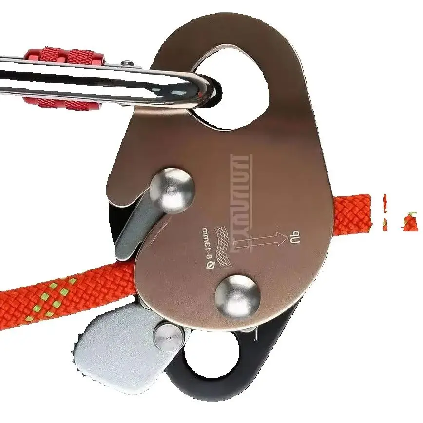 Climbing rope grab Outdoor high-altitude work protector Rock climbing speed descent fall arrestor Fall arrestor anti-fall self-l