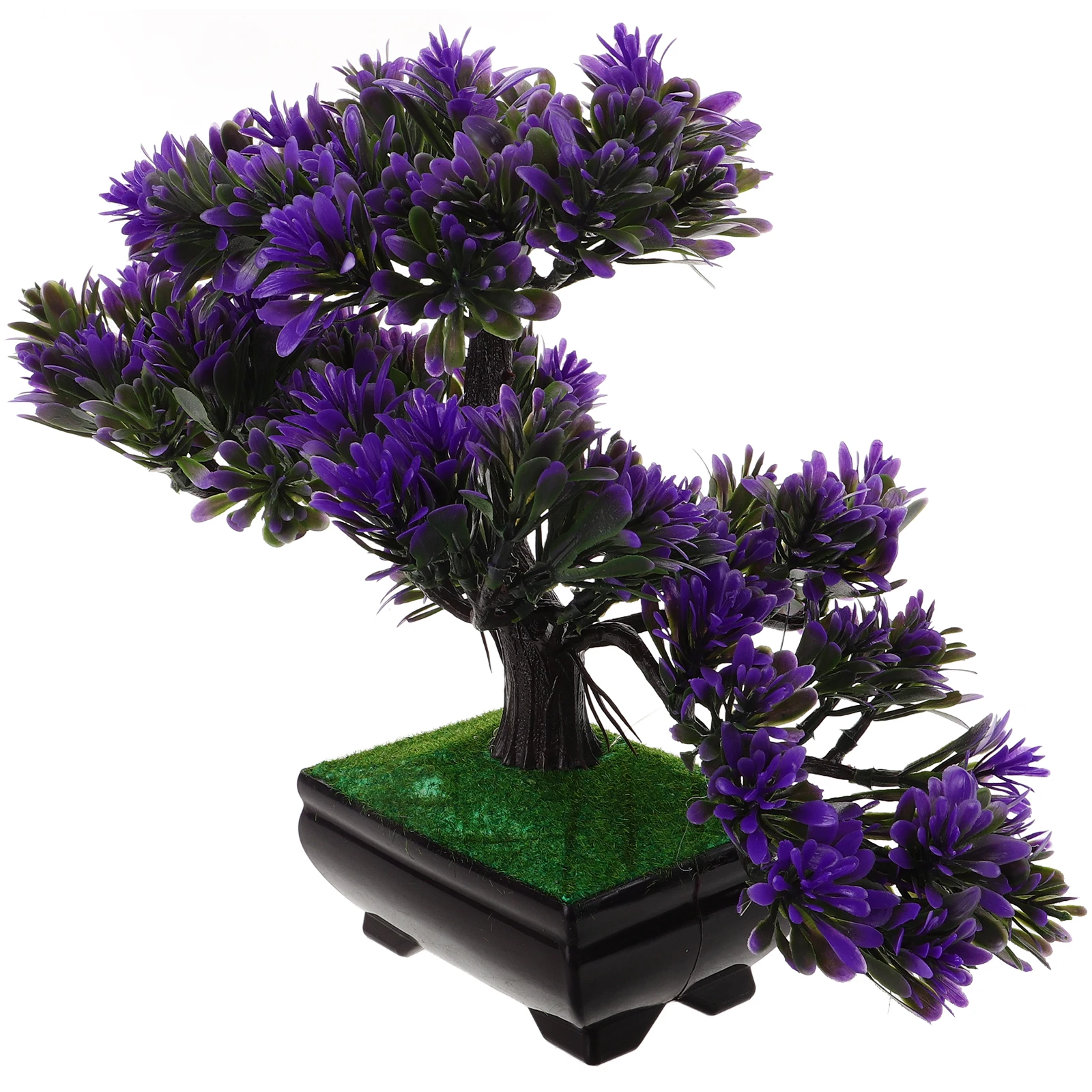 

Simulated Welcoming Pine Bonsai Artificial Plant Home Decor Realistic Fake Greenery Tree for Desk Eco Friendly Non Toxic