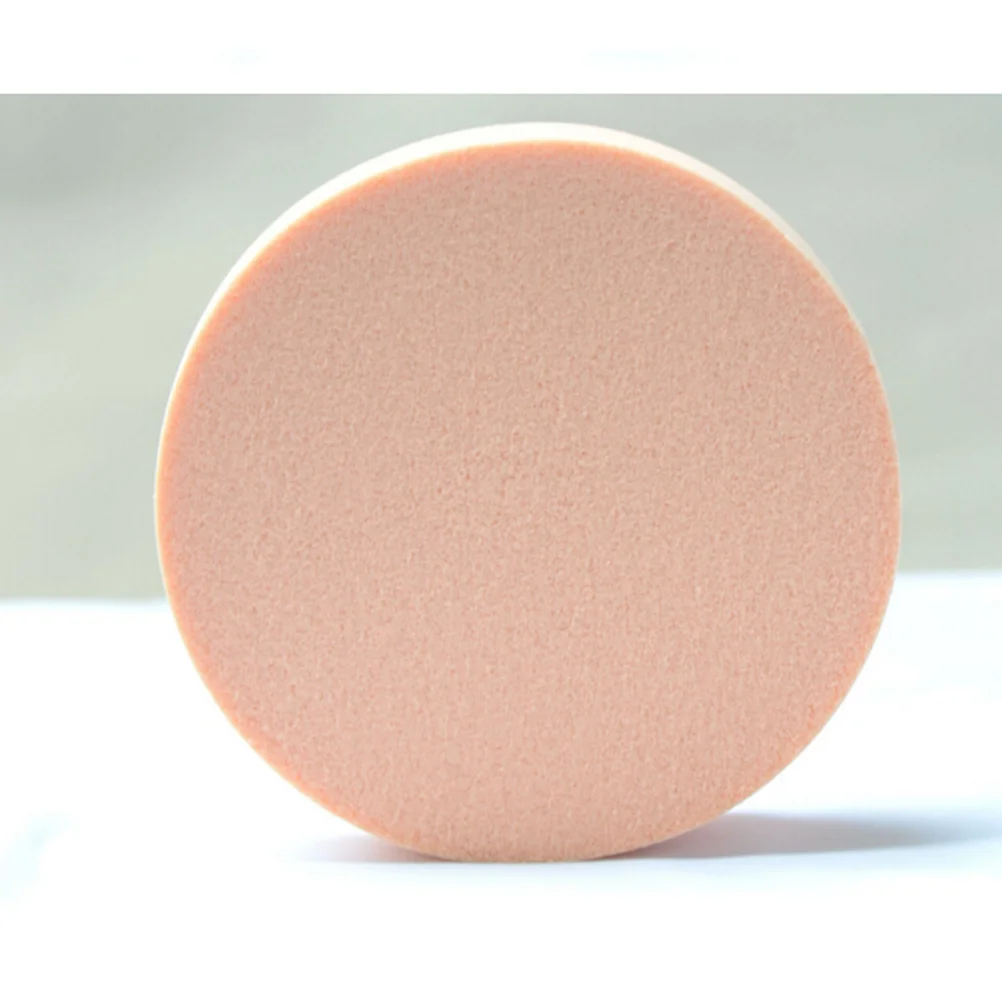 10pcs Makeup Facial Powder Puff Cosmetics Blush Applicators Round Sponges Foundation (White) Sponge Powder Puff