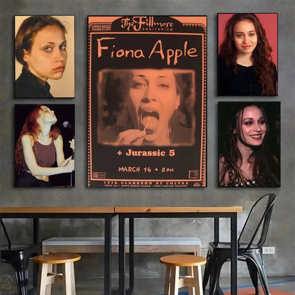 1 قطعة كاتب المغني F-فيونا أبل ملصق فني مع مطبوعات غرفة نوم المنزل غرفة المعيشة الديكور هدية