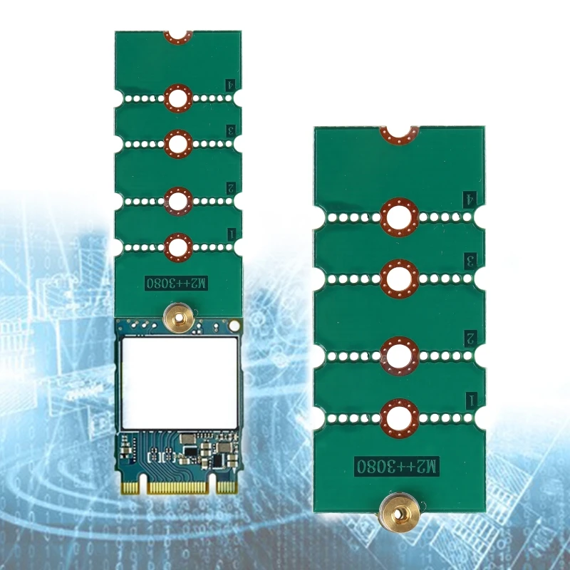 M2 NGFF NVME para tarjeta de transferencia extendida M.2, 2230, 2242, 2260 a 2280, avión M2, cambio de tamaño largo, NVME, NGFF para M.2 SSD Ad