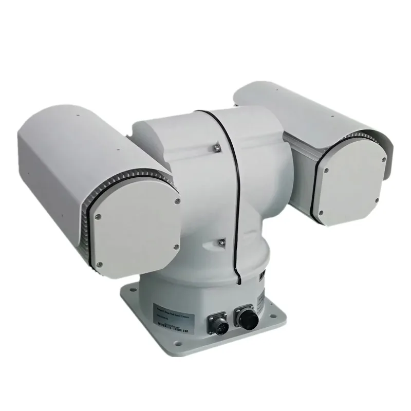 Long Range Dual Sensor Light T-Shape ptz Car Mounted City Surveillance CCTV Camera System