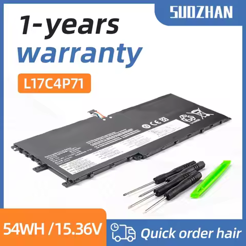 SUOZHAN New 01AV474 Battery For Lenovo ThinkPad X1 YOGA GEN 3 2018 01AV475 L17M4P71 L17C4P71 SB10K97623 01AV499 L17C3P71