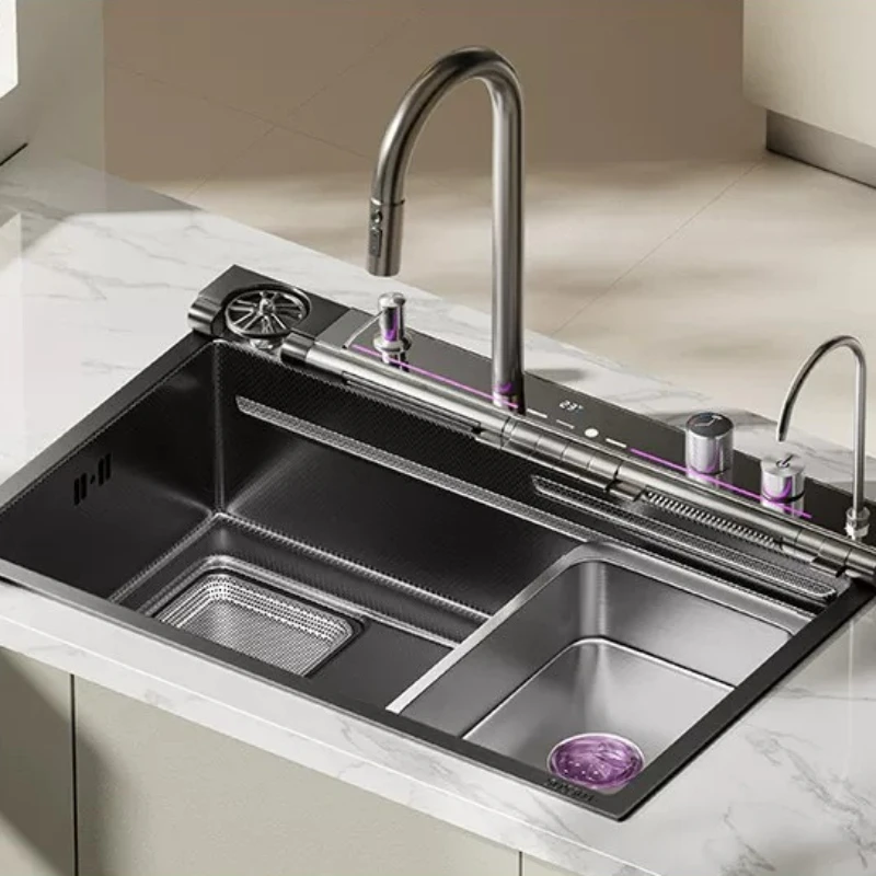 Extra-thick Kitchen Sinks Reinforced Stainless Steel Wear Kitchen Sinks Resistance Home Improvement Lavelli Da Cucina ZY40SC