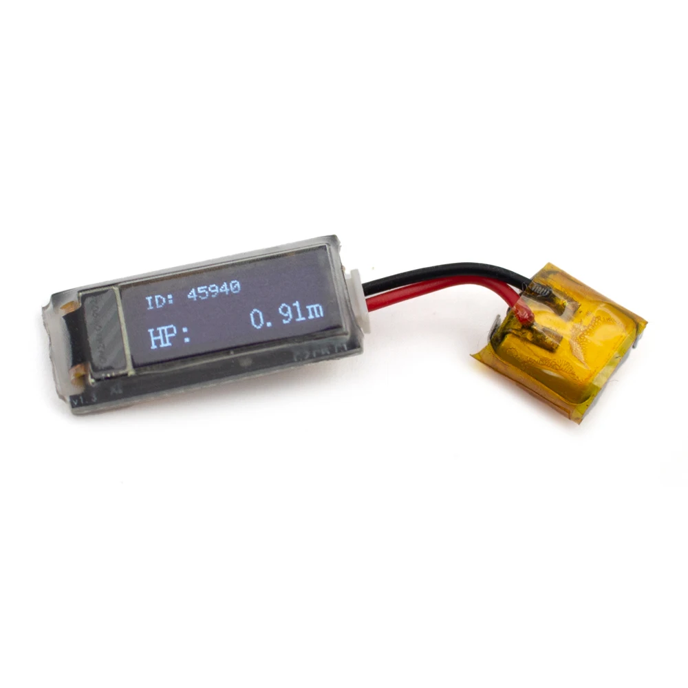 Mini Rocket Altimeter Max Height Recorder - Competition Altitude Gauge with OLED Display