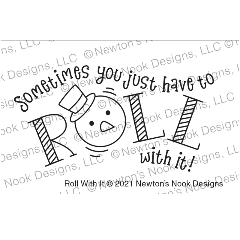 2021 New Arrivals Clear Stamps and Cutting Dies for Scrapbooking Paper Making Roll with it Embossing Frames Card Crafts