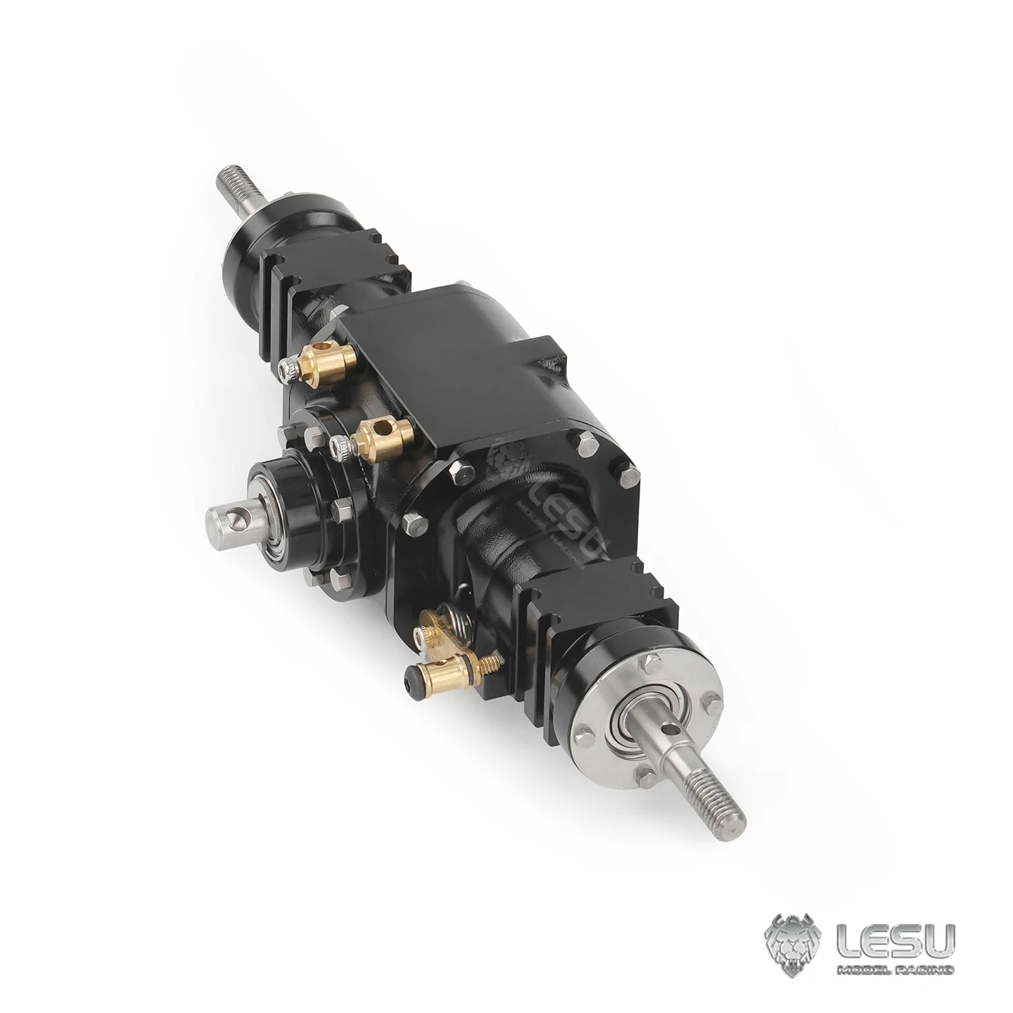 Metal Front Axle Differential Lock Part for Toy 1/14 LESU Aoue WA100M-8 4X4 Remoted Hydraulic DIY RC Loader Construction Model