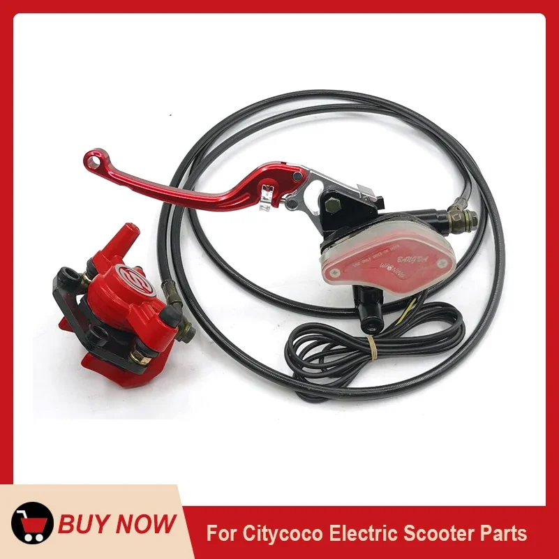 Front Rear Brake Assembly Hydraulic Pump Lever for Citycoco Electric Scooter Modification Accessories