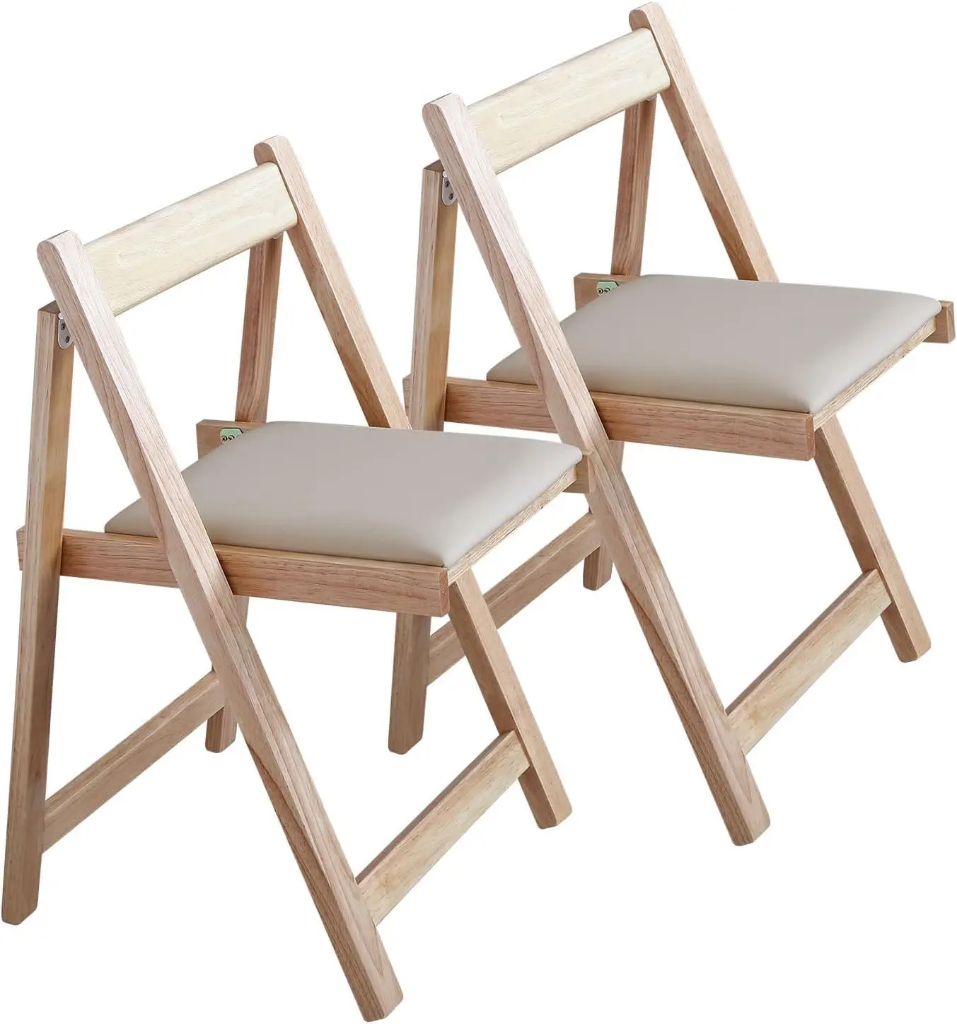 Folding Dining Chairs with Padded Seat Lightweight sillas para Fiestas,2 Pack Folding Chair for Dinner,Party Wedding,Picnic Even