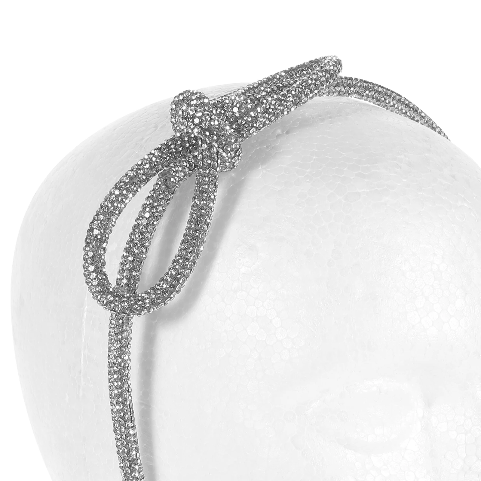 

Rhinestone Headb Bow Hair for Women AB Drills Fine Edge Bridal Headdress Wedding Party Hair Accessories Girls