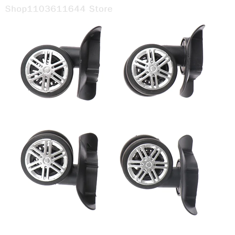 2 ペアケース荷物ユニバーサルホイールトロリーケースホイール修理部品アクセサリー