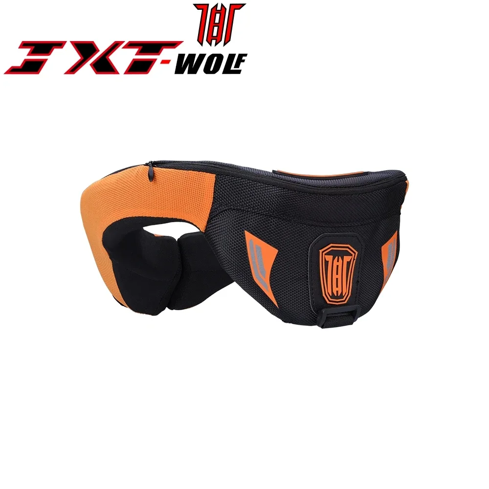 JXT-WOLF Motorcycle Neck Brace Motocross Neck Support Protector for Dirt Bike Offroad