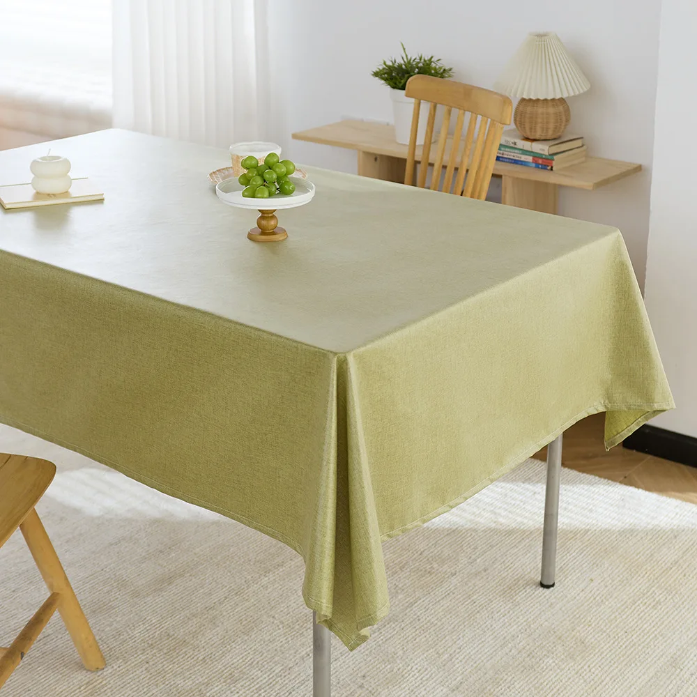 

2024 Anti oil, no wash, dust-proof tablecloth, rectangular dining table cloth