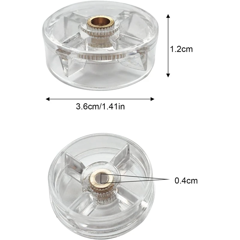 Replacement Part Base Gear and Blade Gear,Compatible for Magic Bullet MB1001 250W Blenders 6Pack