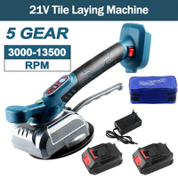 21V Tile Tiling Machine 5-Speed Adjustable Wall Floor Tiles Laying Vibrating Tool Enlarged Suction Cup Home Tile Paving Device