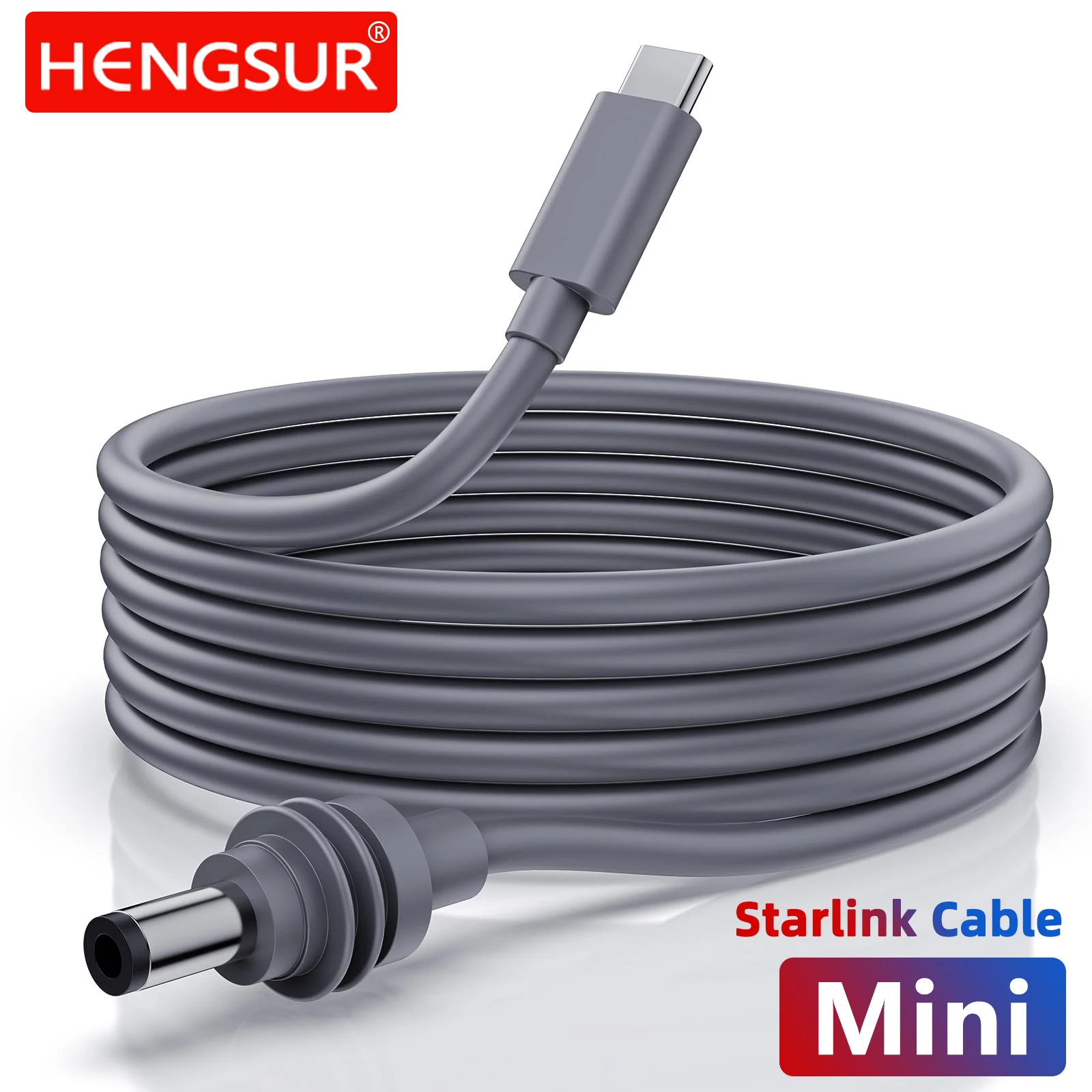 

For Starlink Gen3 Mini USB-C to DC Cable with Overload Protection & Waterproof Design for Reliable Power Supply and Long-lasting