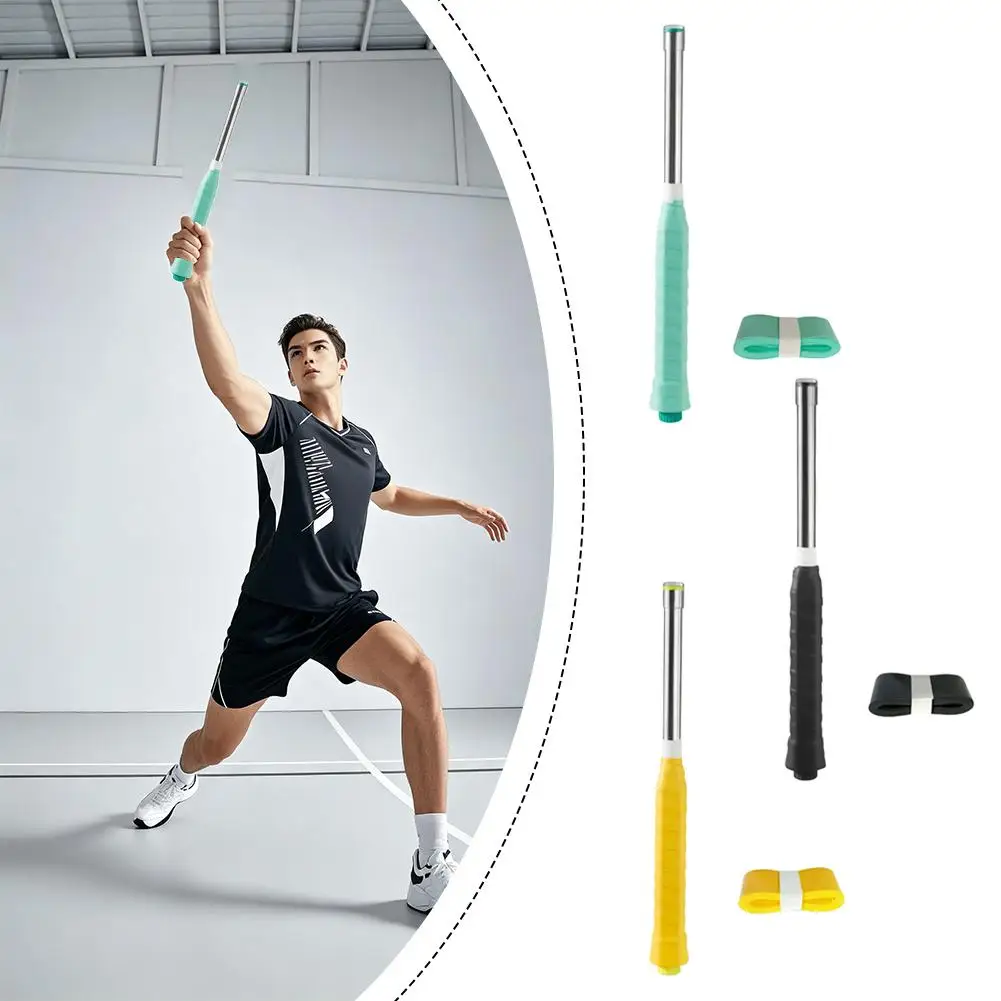 

Portable Badminton Whip Stroke Training Aid Single Person Smash Practice Device with Sound Feedback for Swing Correction