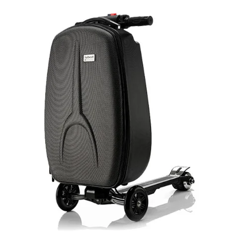 Adult Carry on Suitcase Foldable Trolley Case Bags for Travel Business and School Men  Scooter Luggage  With Eectricity