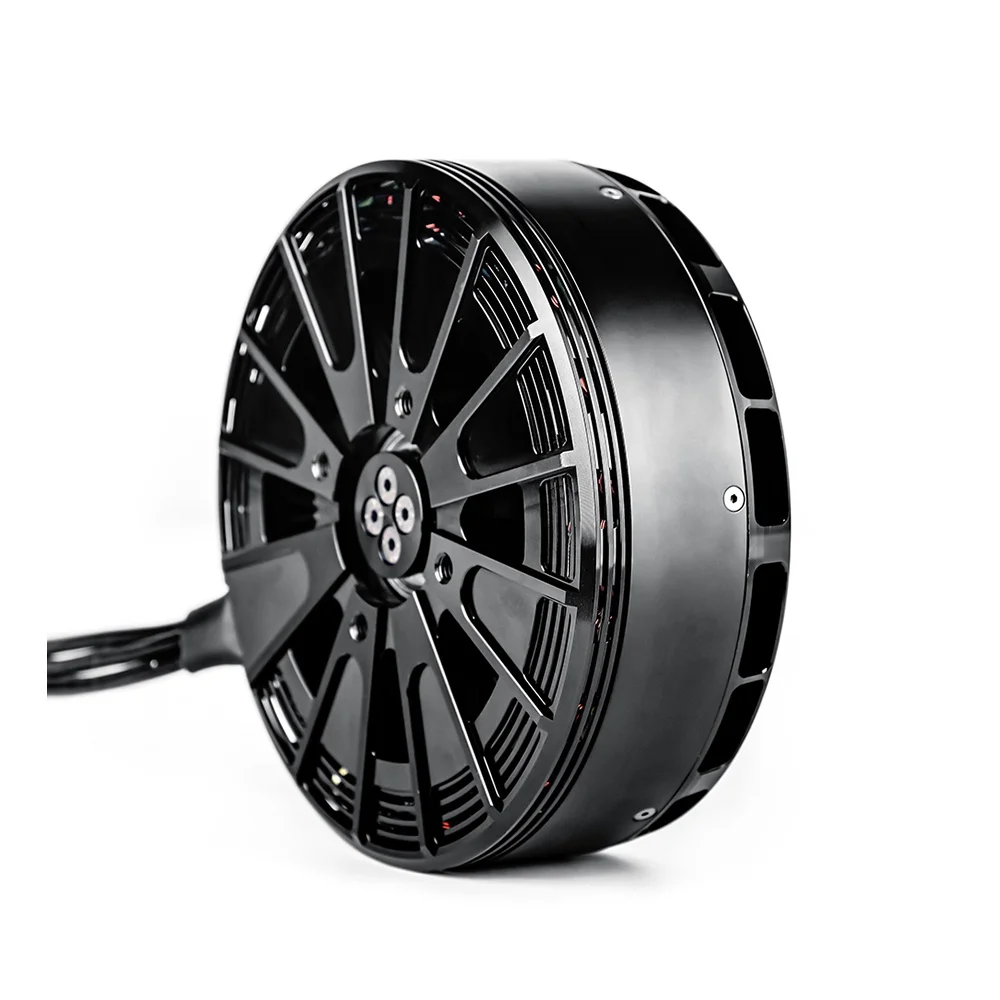 

Ligpower V13L KV65 Factory Supply Brushless DC 6000W 6KW IPX5 24S 50kg 100kg 200kg VTOL Drone Motor