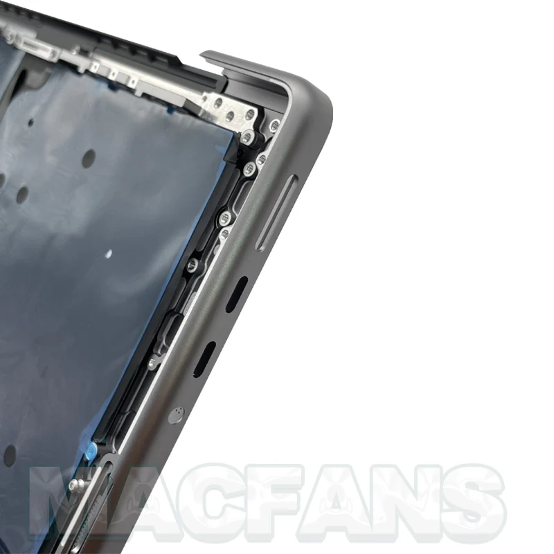 Imagem -03 - Capa para Laptop com Teclado e Luz de Fundo Cinza Prateado Macbook Pro A2442 A2485 14 16 A2442 A2485 2023 Ano Novo