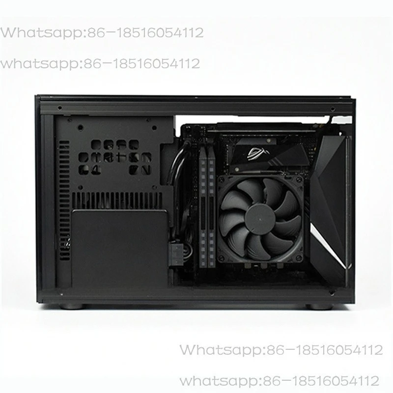 A50S Pirate Ship PC A4 Sound Effect New Silver and Black PC Mini ITX Transparent Case
