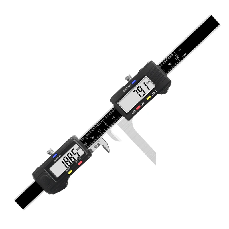 

High Precision 0-100mm Stainless Steel Dual Chip Keyway Electronic Digital Caliper Symmetry Vernier Calipers